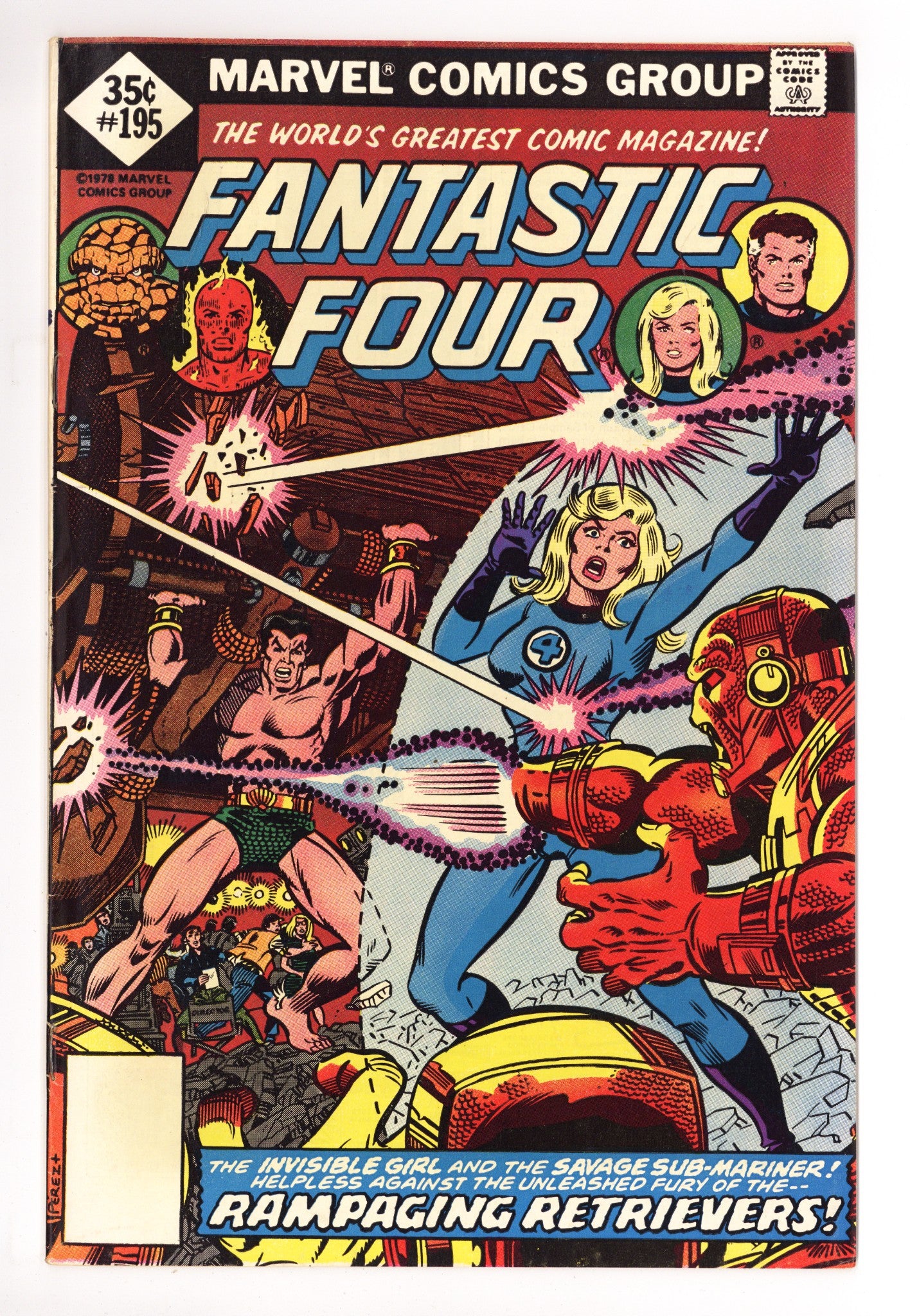 Fantastic Four Vol 1 195 Mid Grade (1978) Whitman Variant 