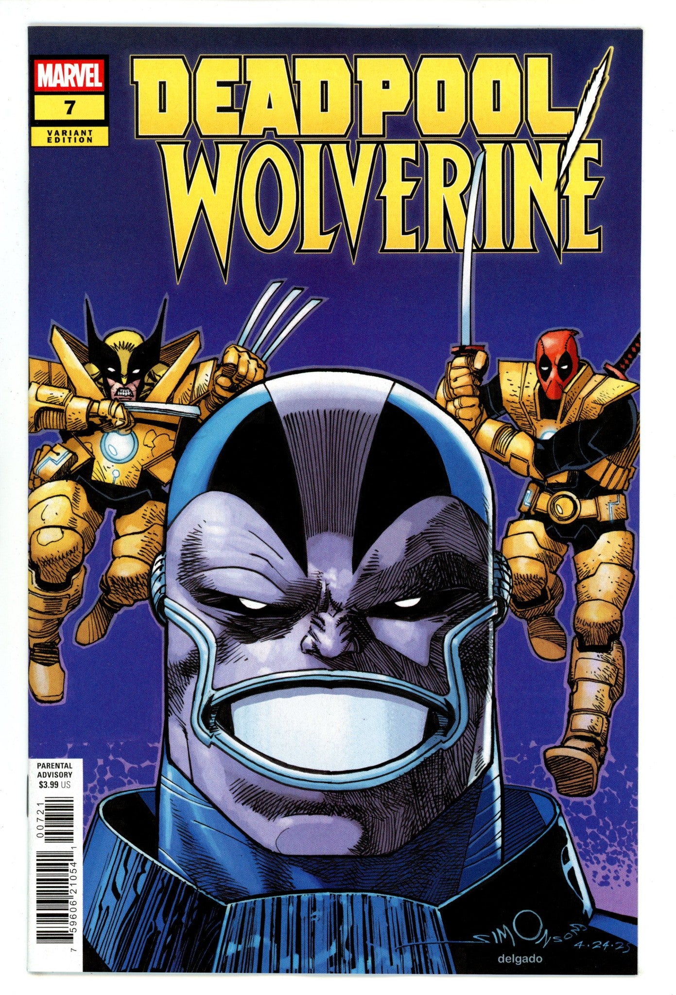 Deadpool/Wolverine 7 Simonson Variant (2025)