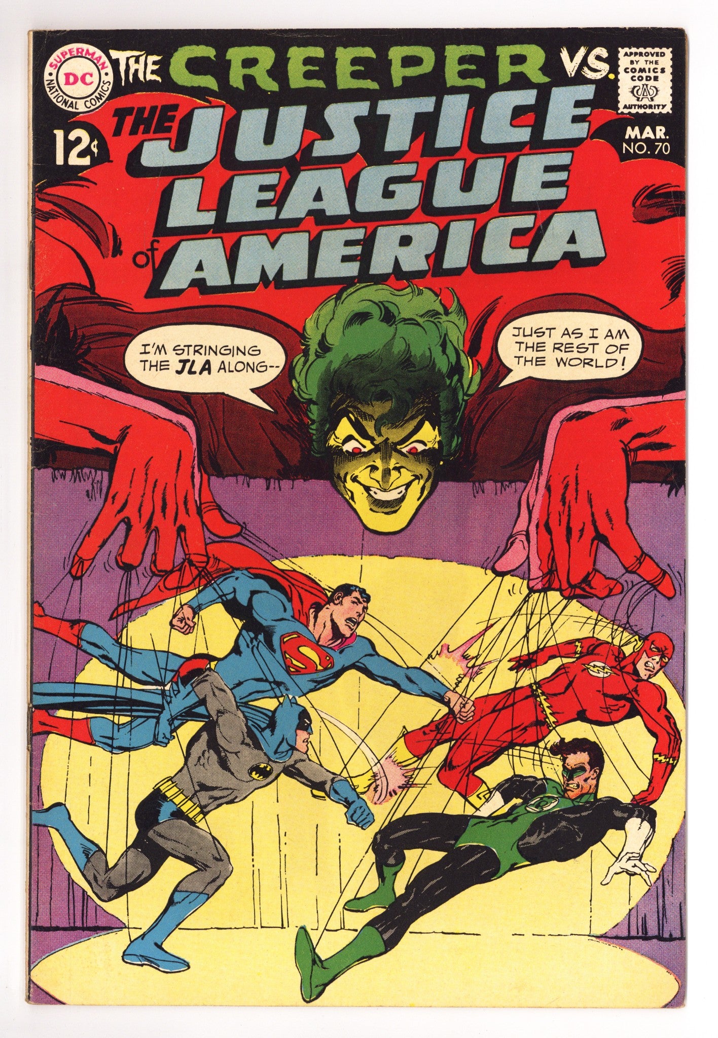 Justice League of America Vol 1 70 VG/FN (5.0) (1969) 