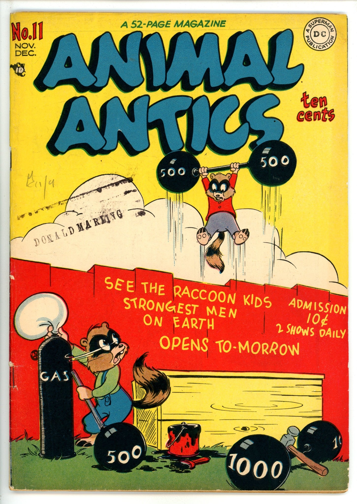 Animal Antics 11 VG+ (4.5) (1947) 