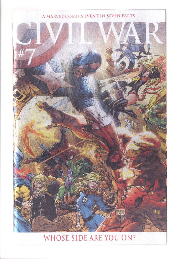 Civil War Vol 1 7 Turner Foil Facsimile Variant (2026)