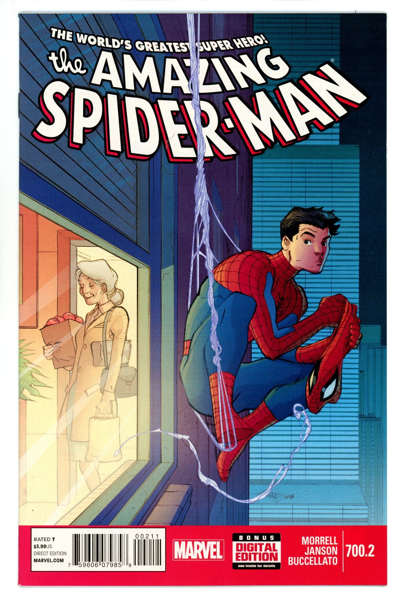 The Amazing Spider-Man Vol 2 700.2 VF/NM (9.0) (2014) 