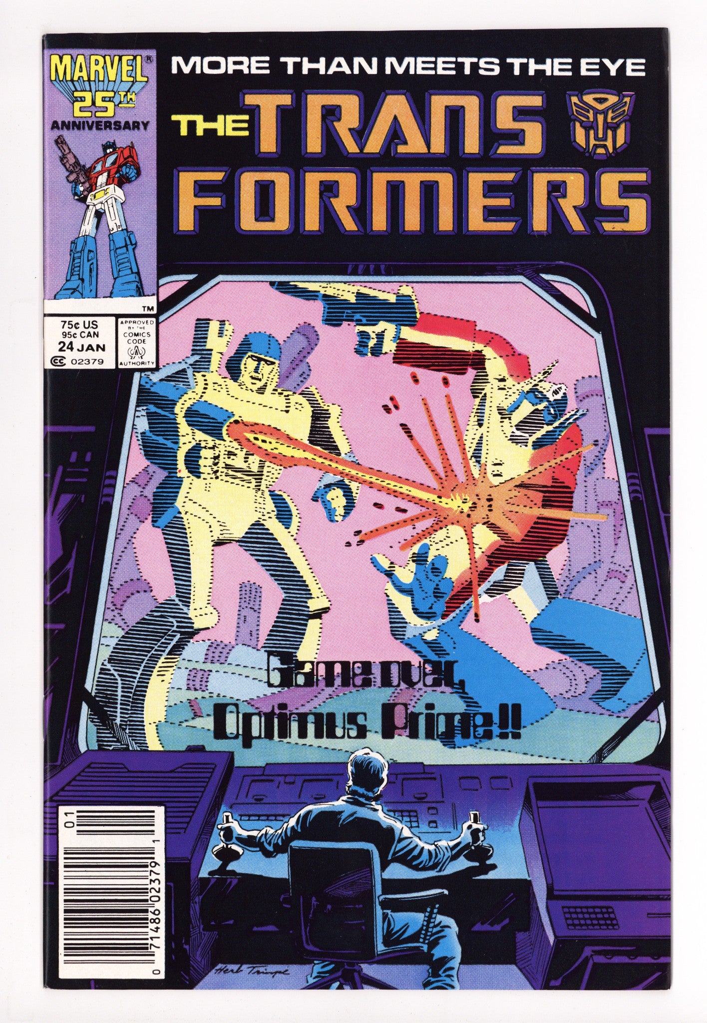 The Transformers 24 VF/NM (9.0) (1987) Newsstand 
