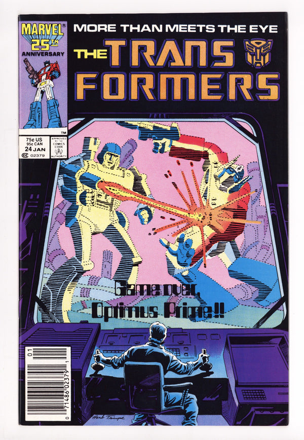 The Transformers 24 VF/NM (9.0) (1987) Newsstand