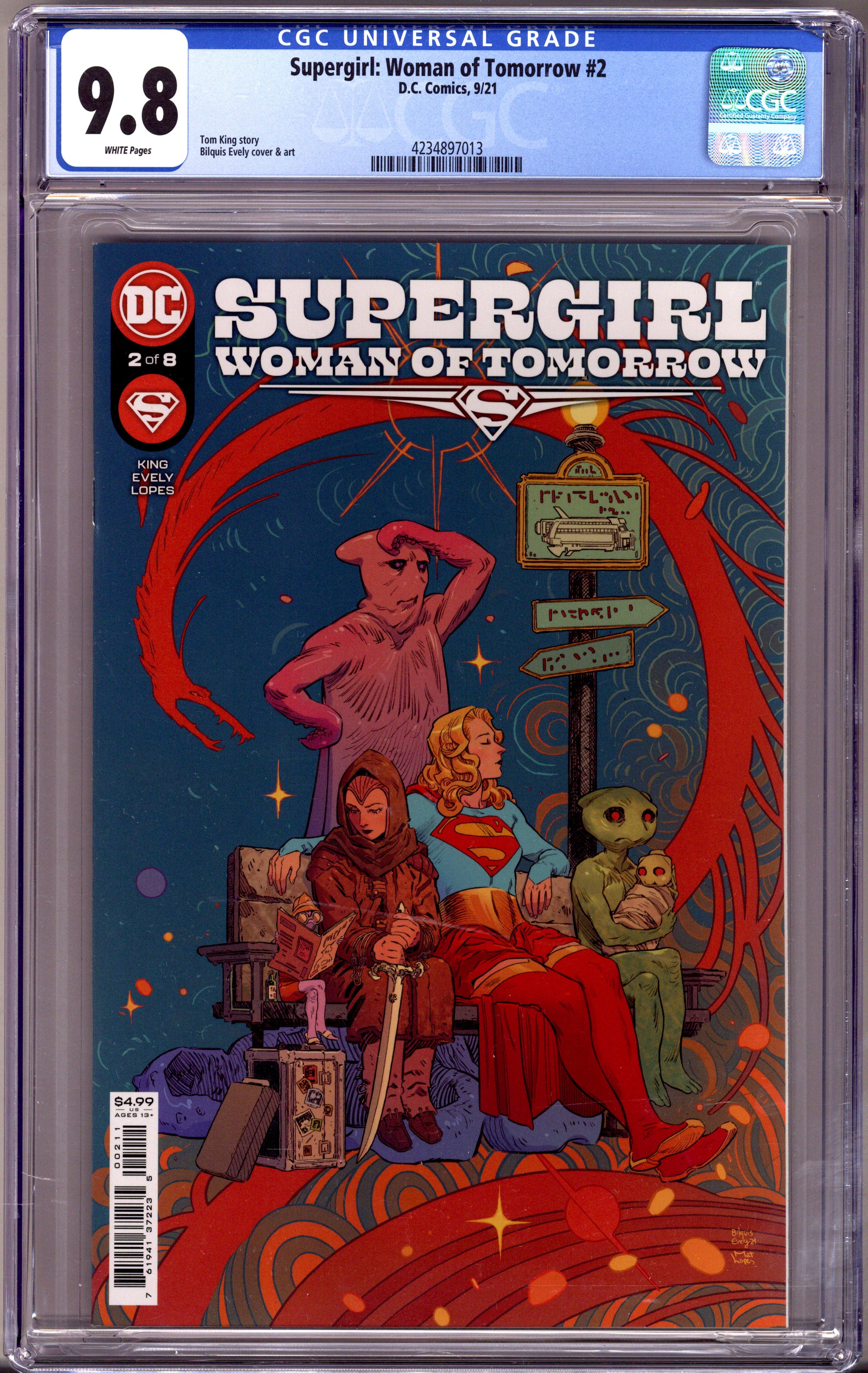 Supergirl: Woman of Tomorrow 2 CGC 9.8 (NM/M) (2021) 