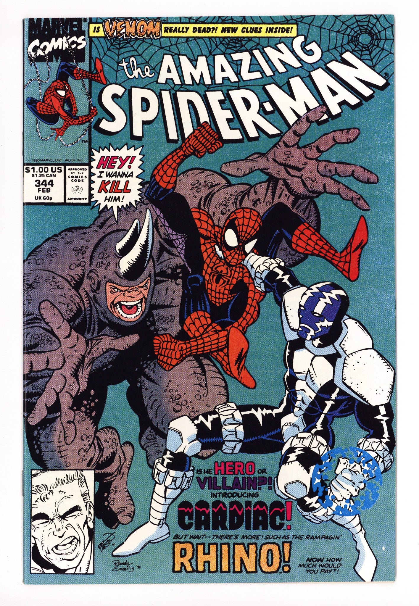 The Amazing Spider-Man Vol 1 344 VF/NM (9.0) (1991) 