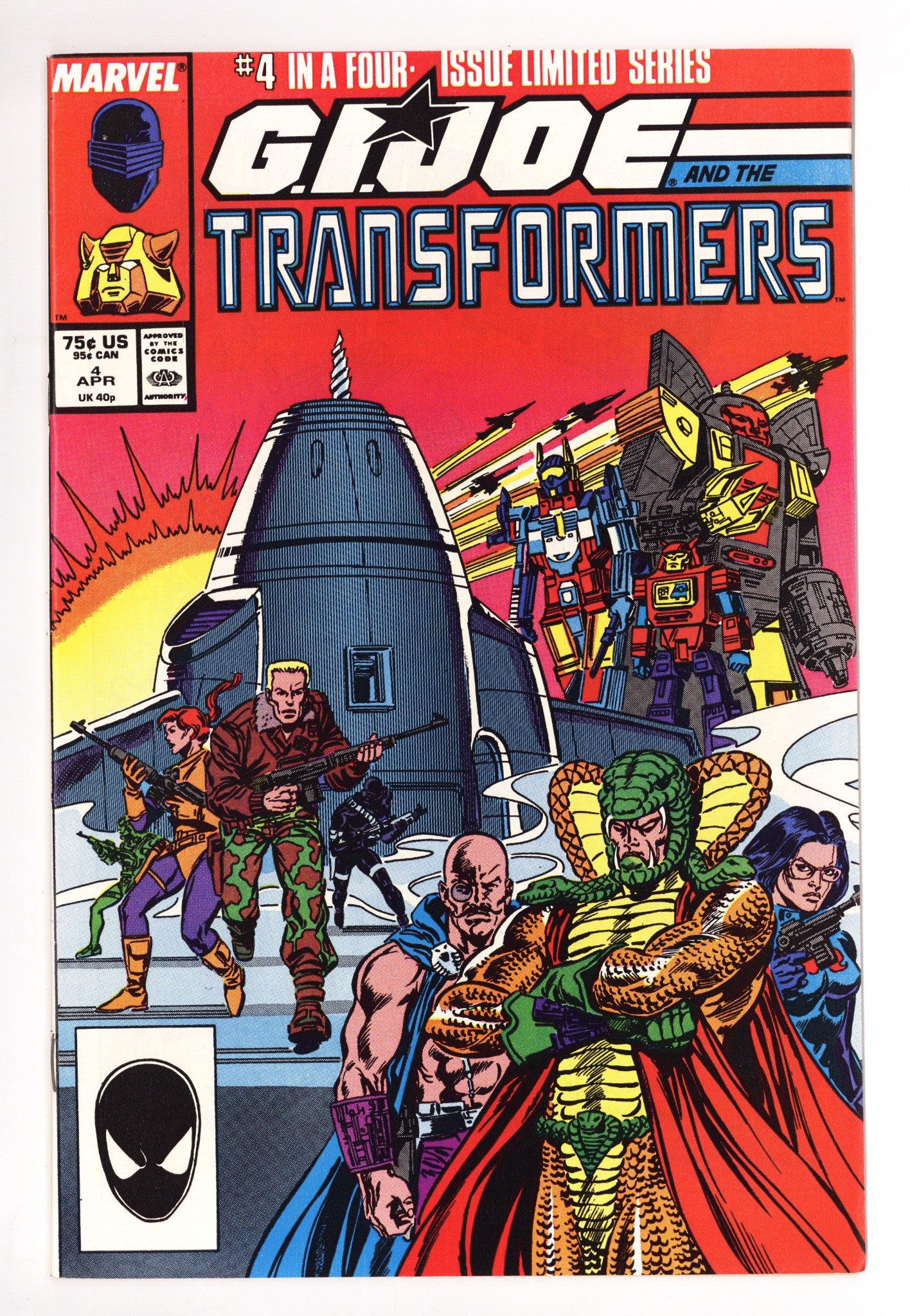 G.I. Joe and the Transformers 4 High Grade (1987) 
