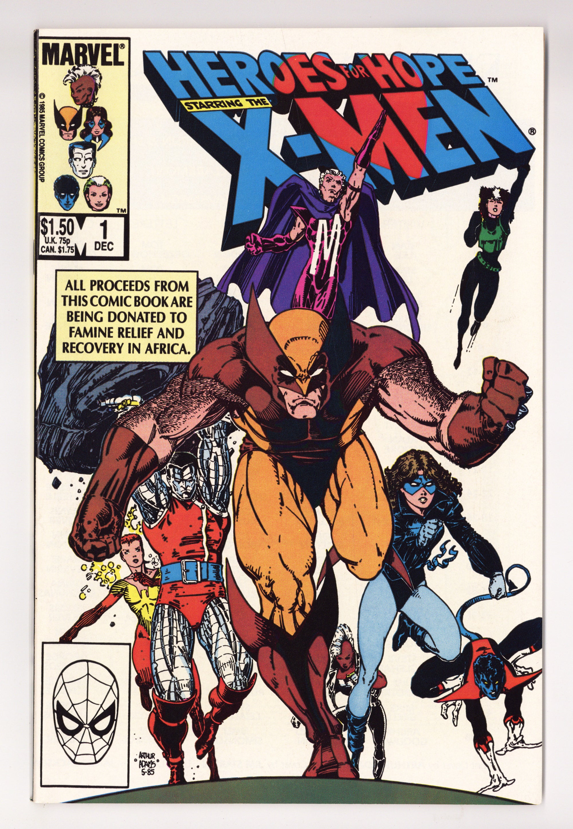 Heroes for Hope Starring the X-Men Vol 2 1 High Grade (1985) 