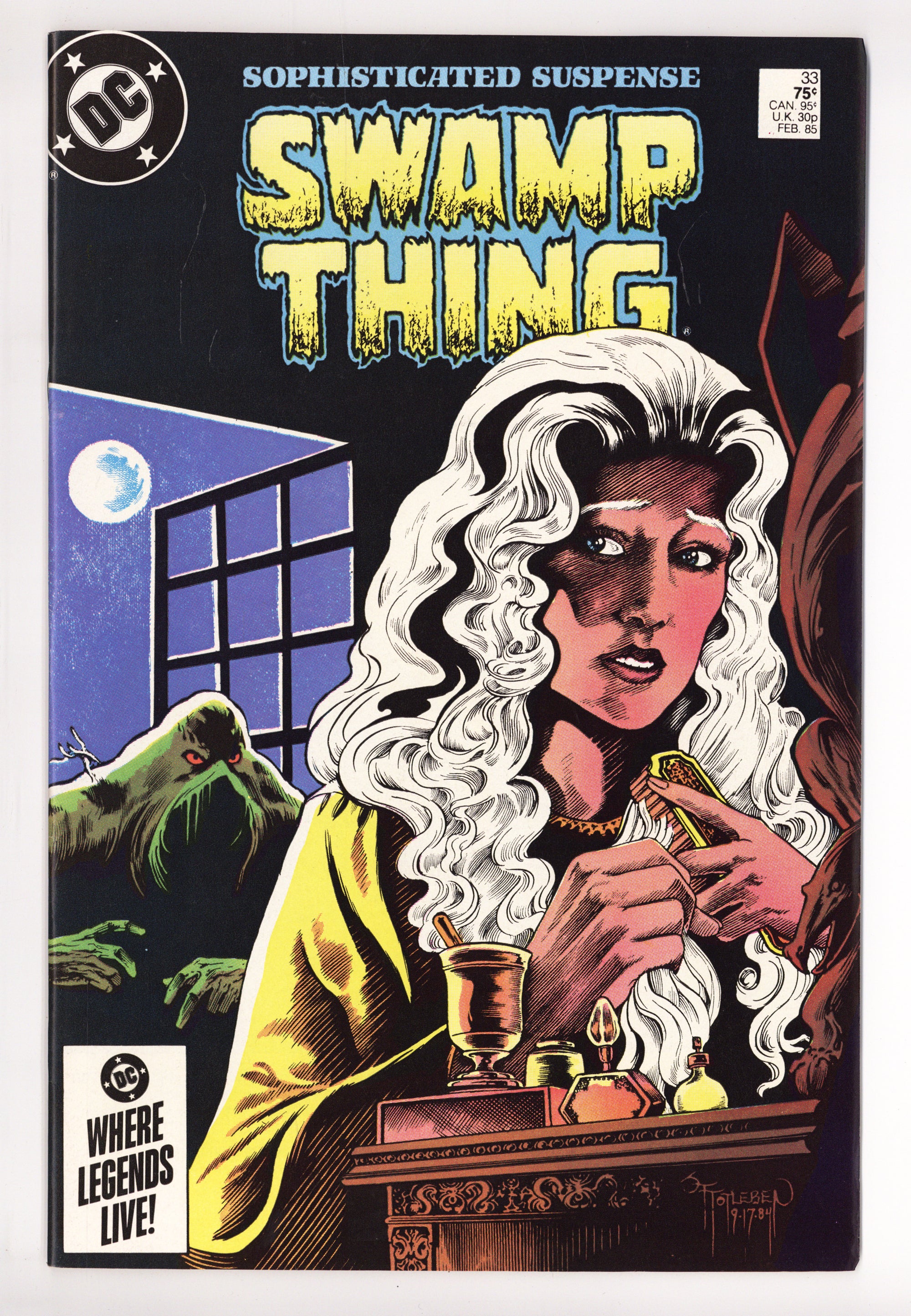 The Saga of Swamp Thing Vol 2 33 VF+ (8.5) (1985) 