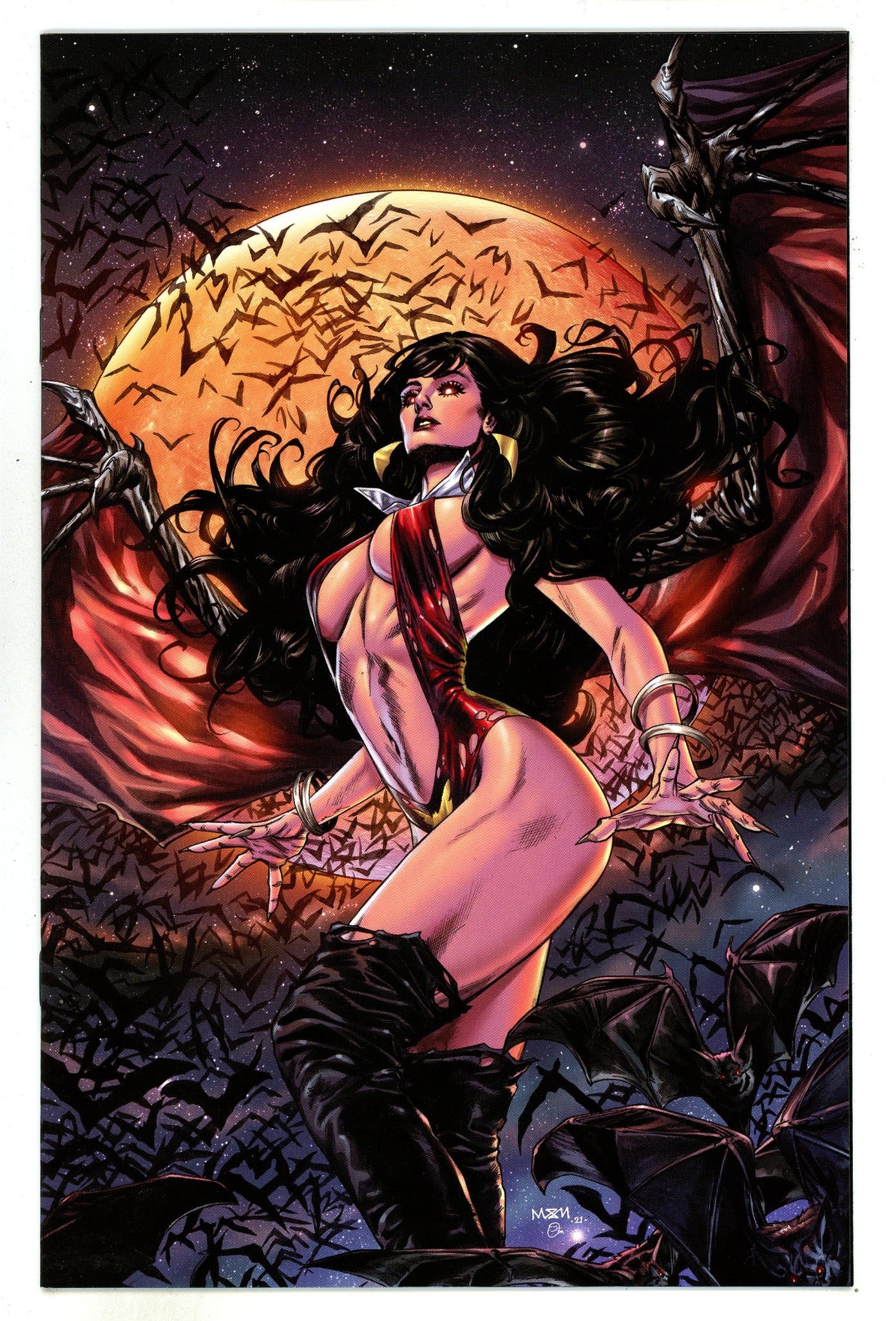 Vengeance of Vampirella Vol 2 21 High Grade (2021) Maria Virgin Incentive Variant 