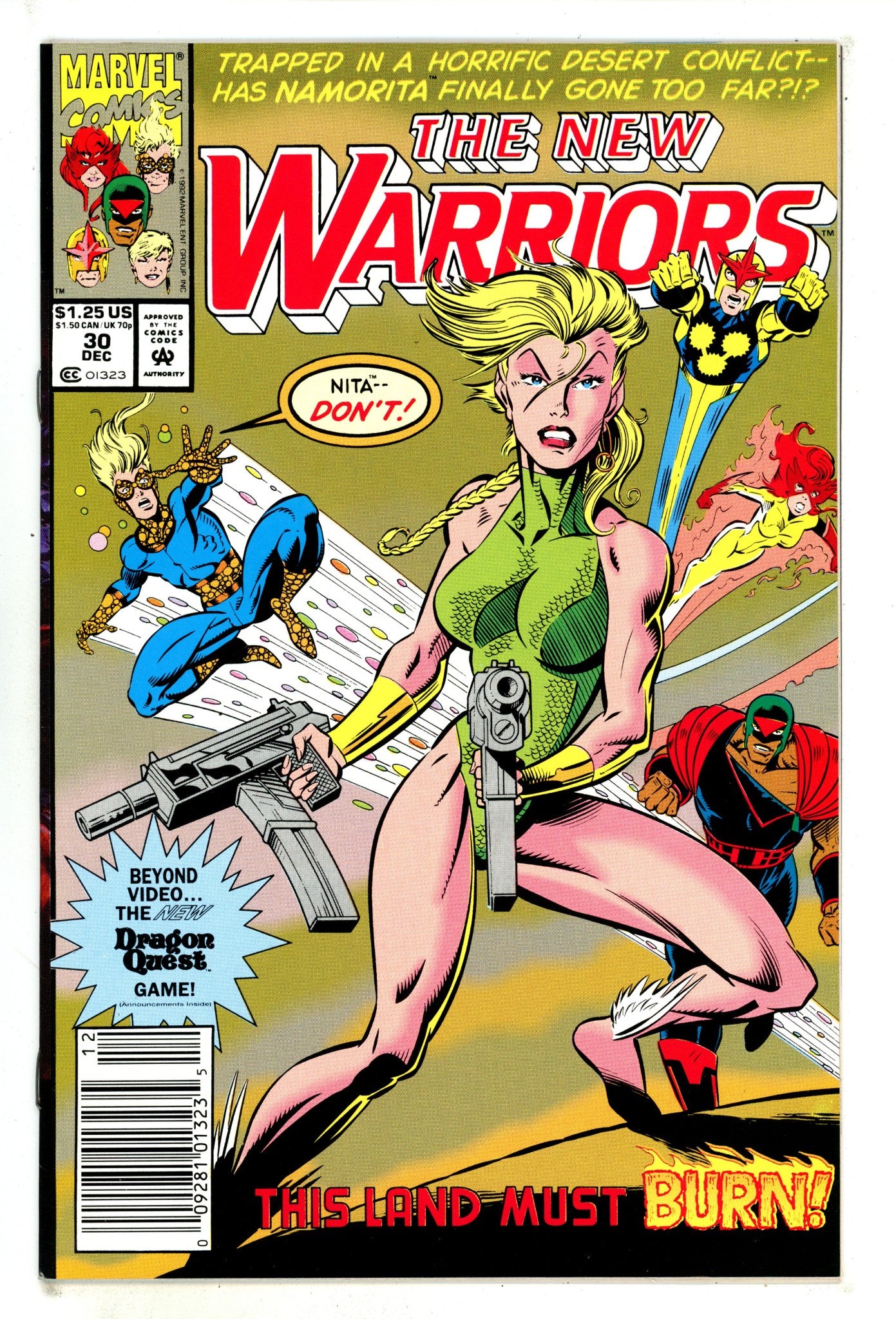 The New Warriors Vol 1 30 High Grade (1992) Newsstand 
