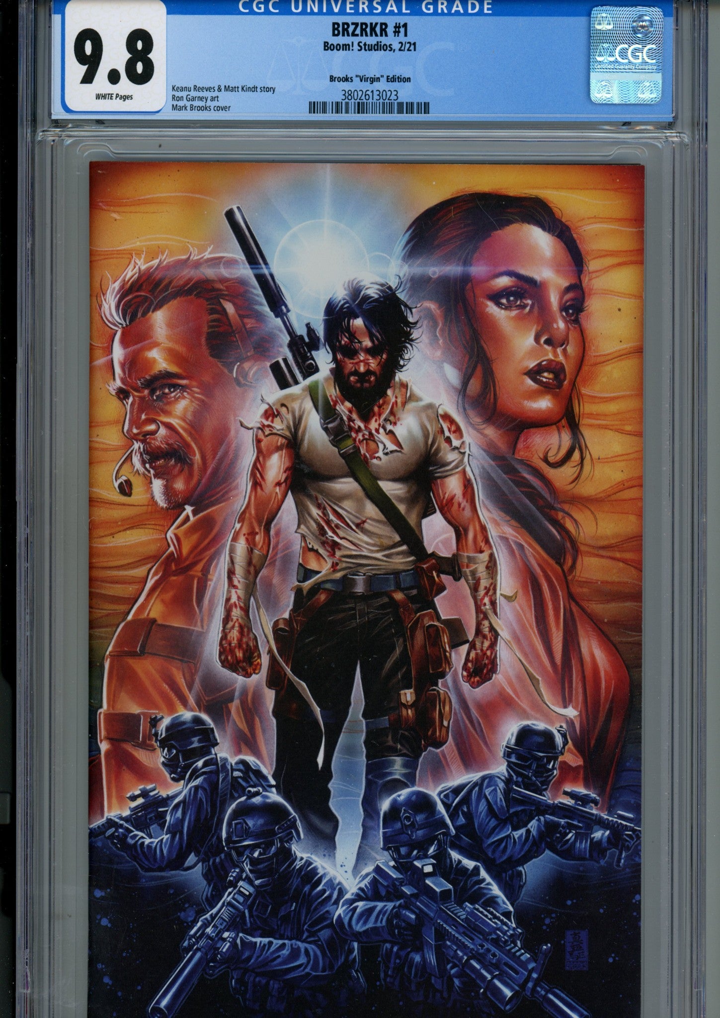 BRZRKR 1 CGC 9.8 (NM/M) (2021) Brooks Virgin Incentive Variant 