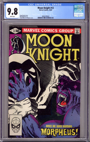 Moon Knight Vol 1 12 CGC 9.8 (NM/M) (1981)