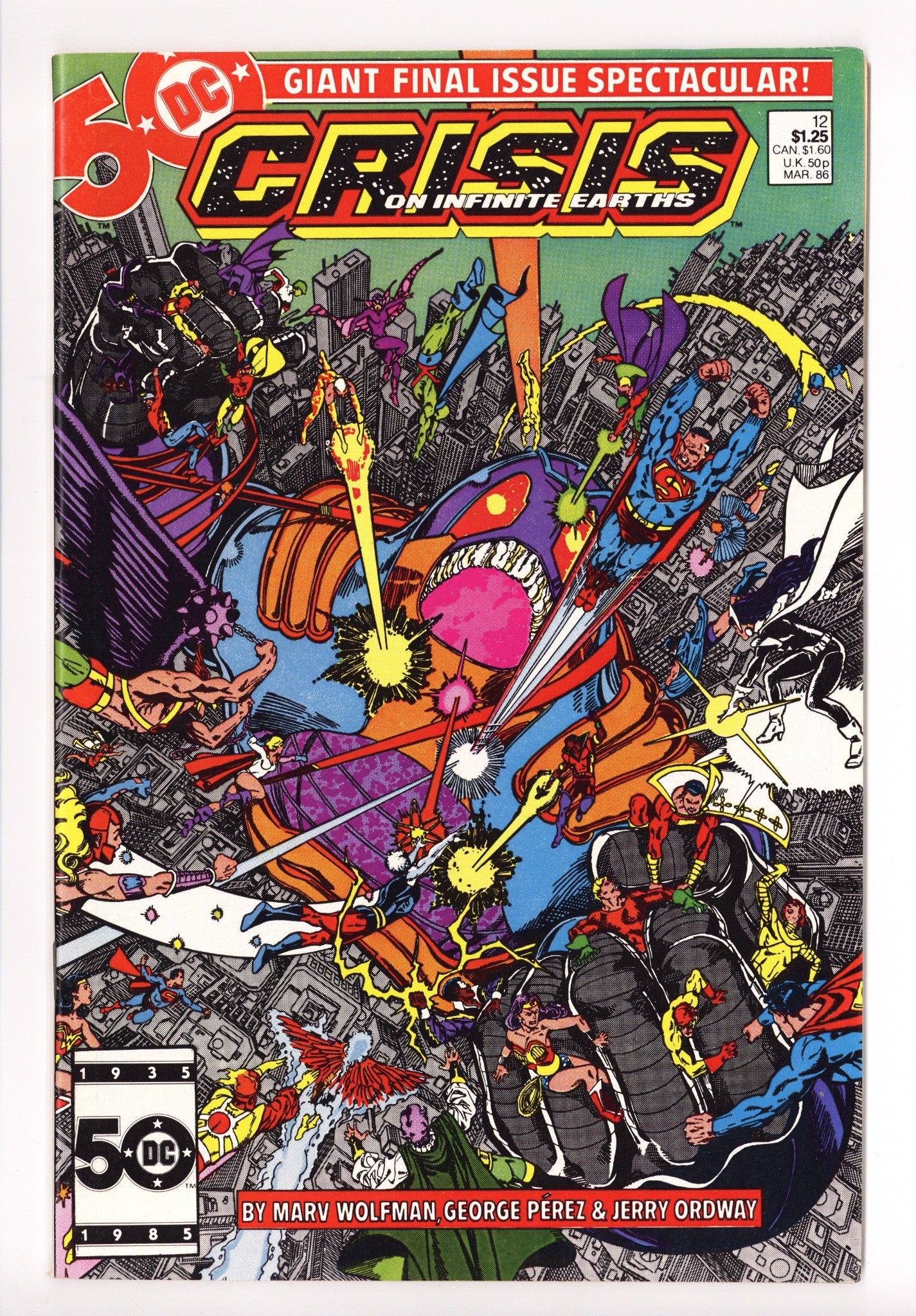 Crisis on Infinite Earths 12 VF (8.0) (1986) 