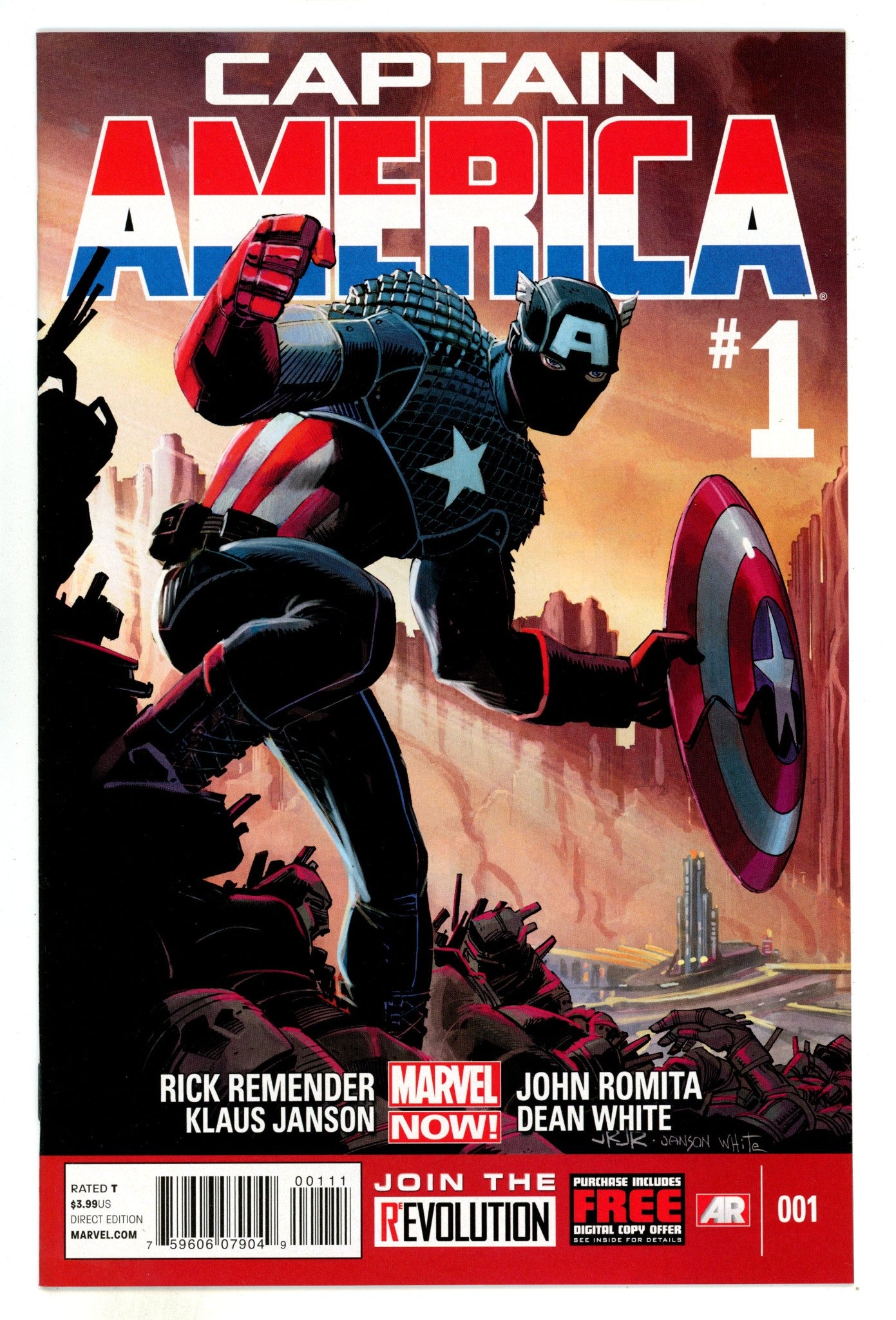 Captain America Vol 7 1 High Grade (2013) 