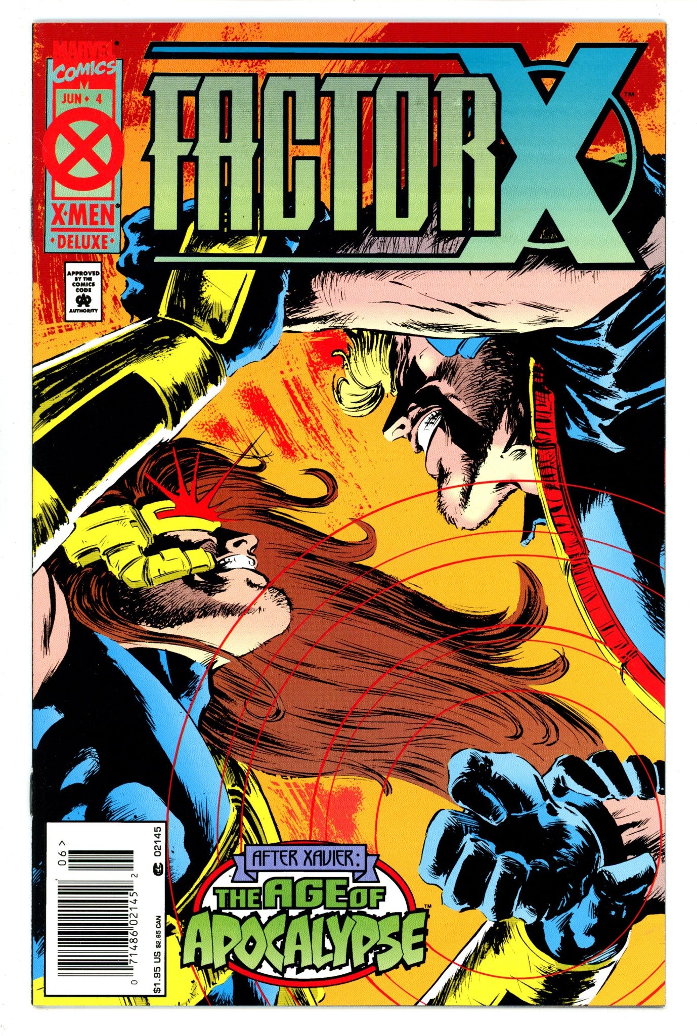 Astonishing X-Men Vol 1 4 VF+ (8.5) (1995) Newsstand 