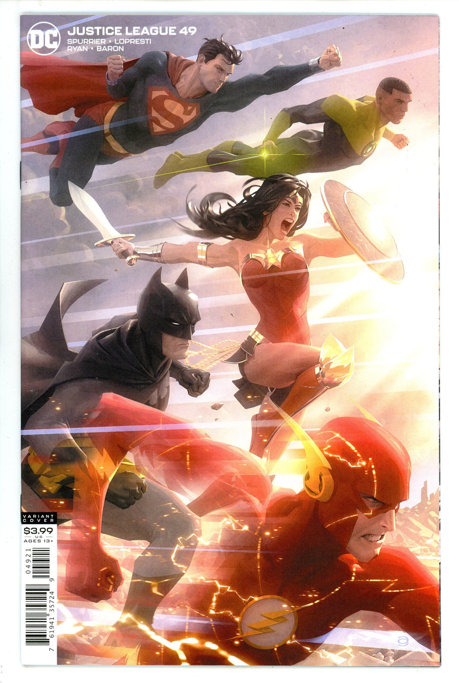 Justice League Vol 3 49 High Grade (2020) Garner Variant 