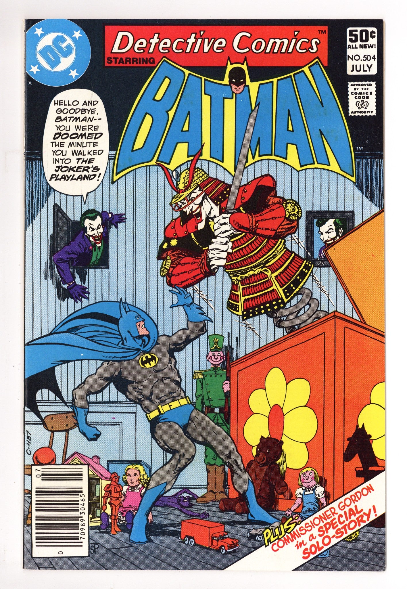 Detective Comics Vol 1 504 NM- (9.2) (1981) Newsstand 