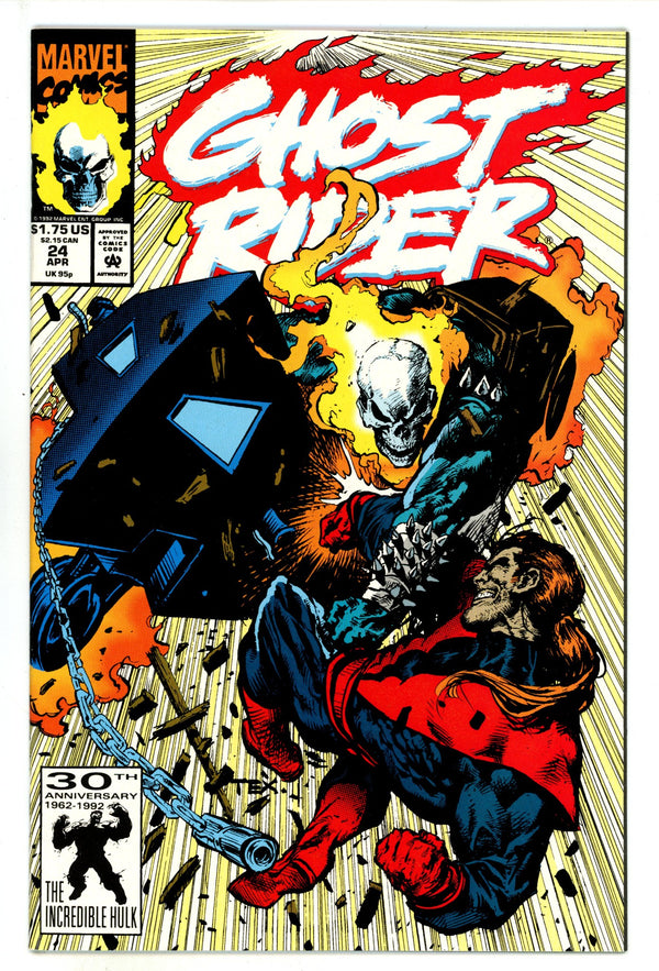 Ghost Rider Vol 2 24 High Grade (1992)
