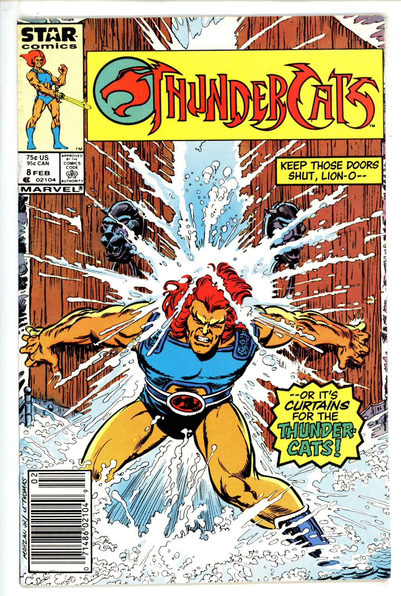 Thundercats 8 FN/VF (7.0) (1987) Newsstand 