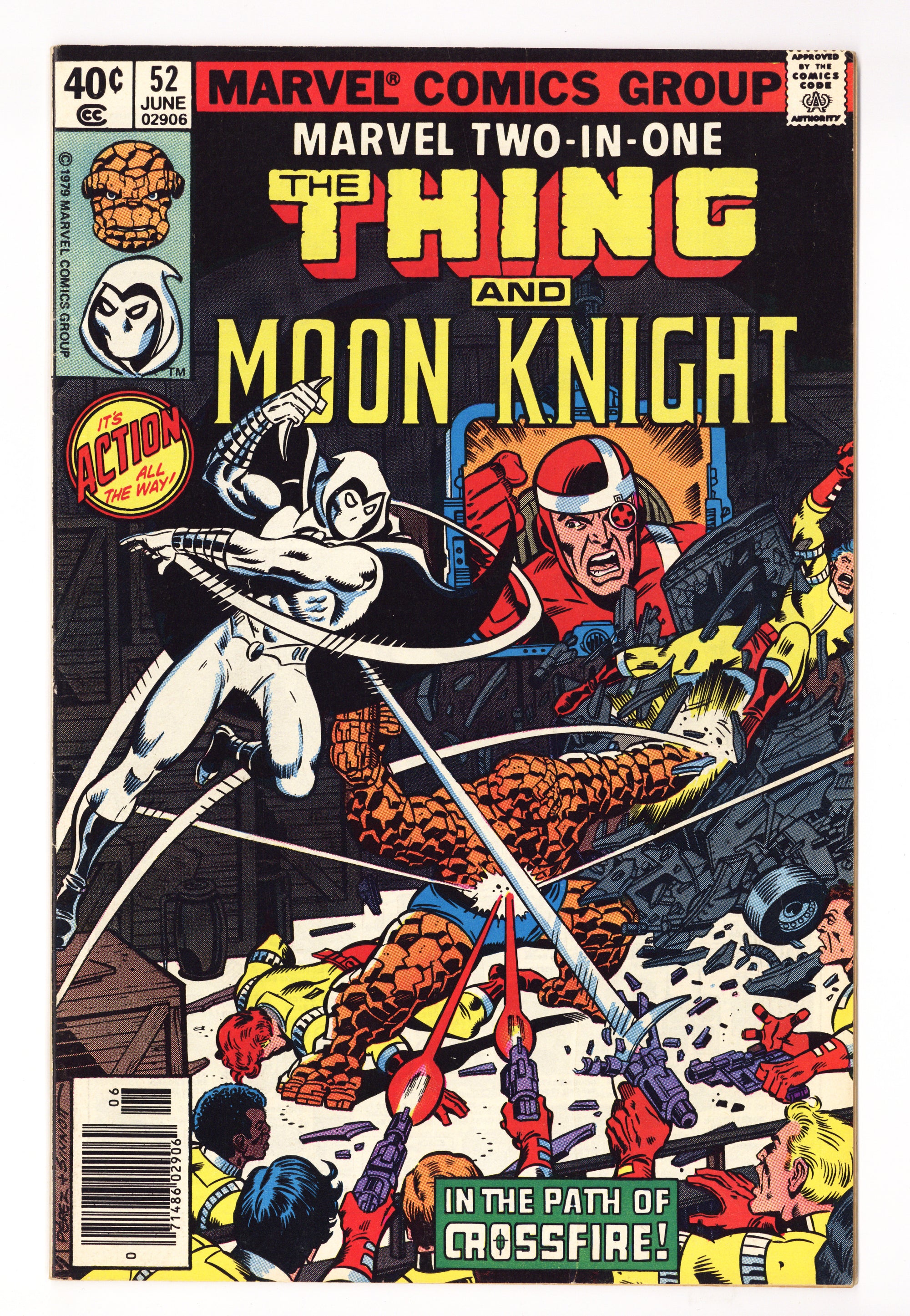 Marvel Two-in-One Vol 1 52  FN+ (6.5)   (1979)     Newsstand  
