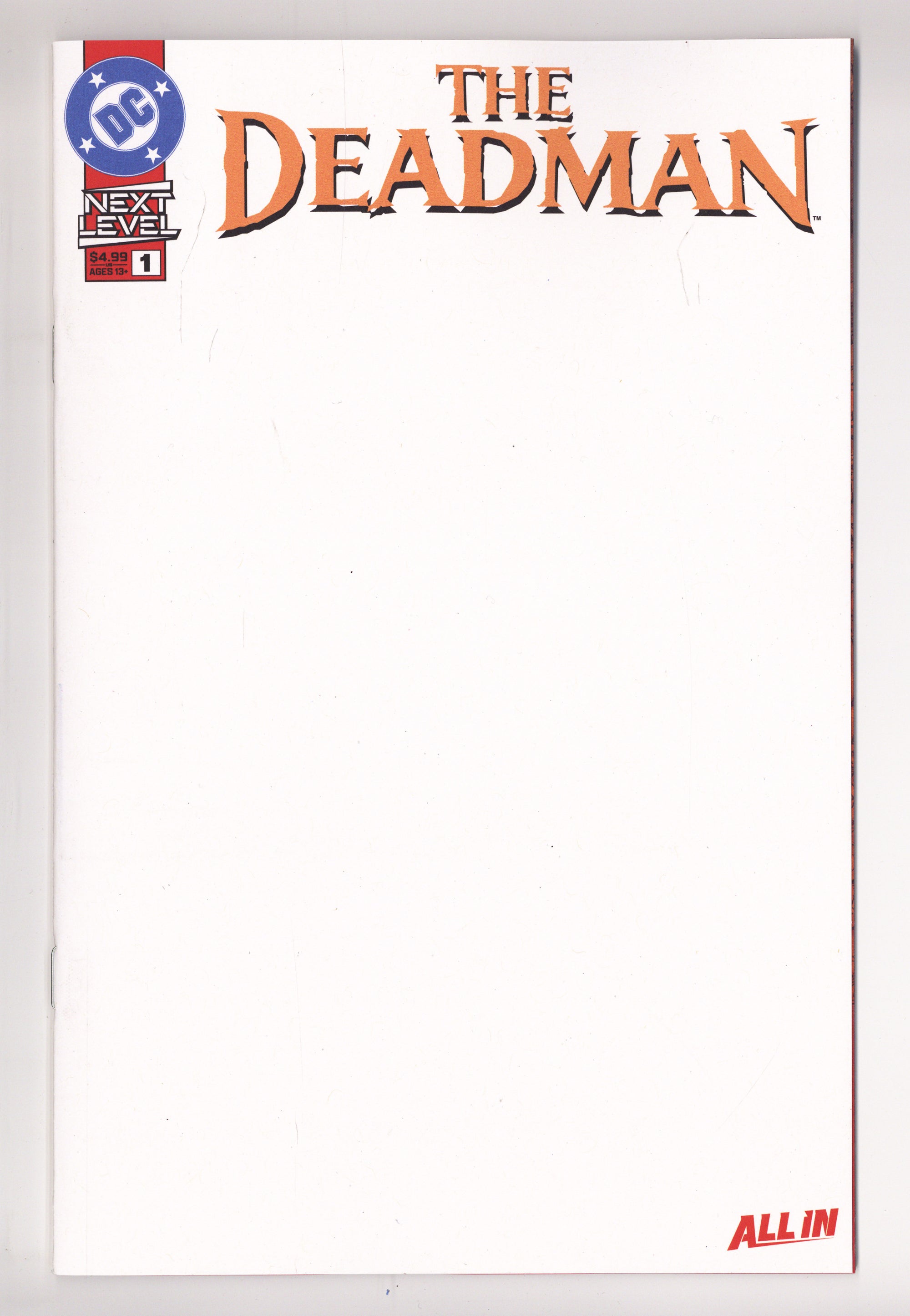 Deadman Vol 6 1 Blank Variant (2026)