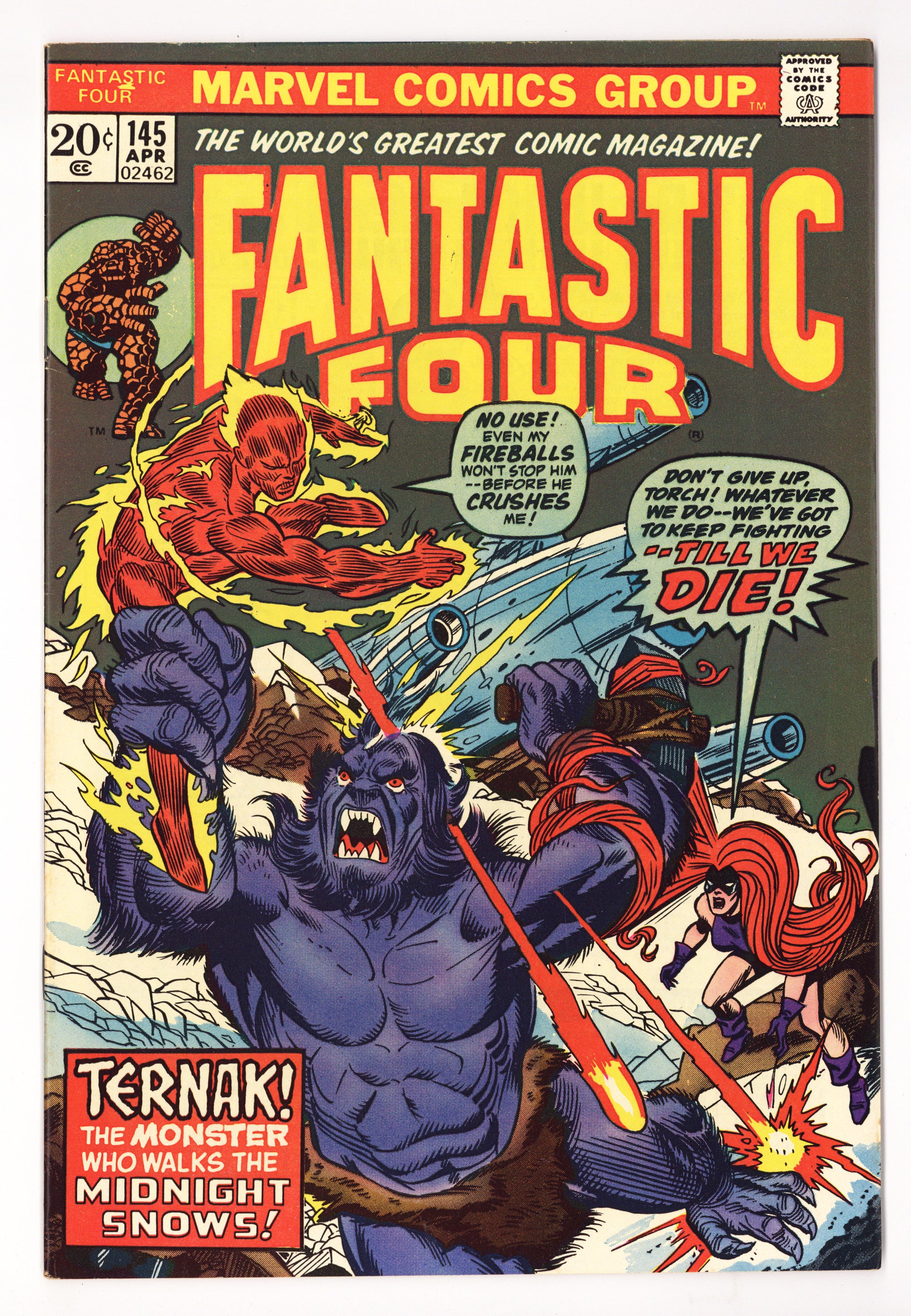 Fantastic Four Vol 1 145  VF (8.0)   (1974)        