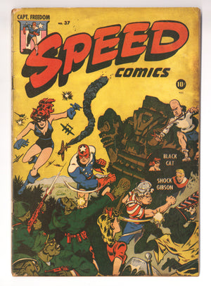 Speed Comics 37 VG- (3.5) (1945)
