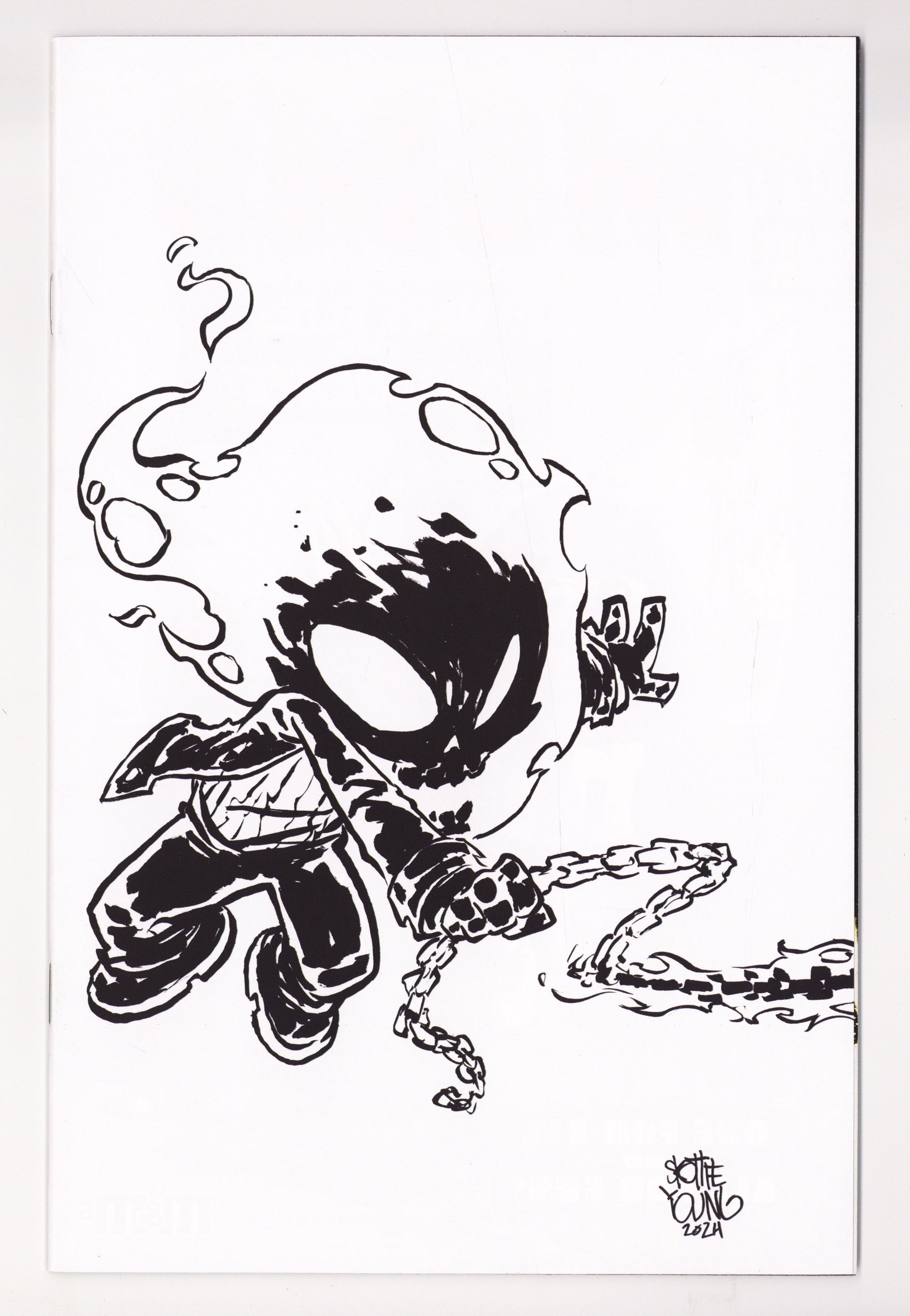 Ghost Rider: Final Vengeance   4 (268)  NM- (9.2)   (2024) Young B&W Virgin Incentive Variant  