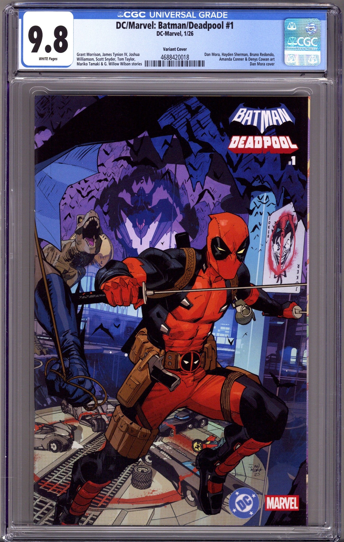 DC/Marvel: Batman/Deadpool 1 CGC 9.8 (NM/M) (2026) Mora Variant 