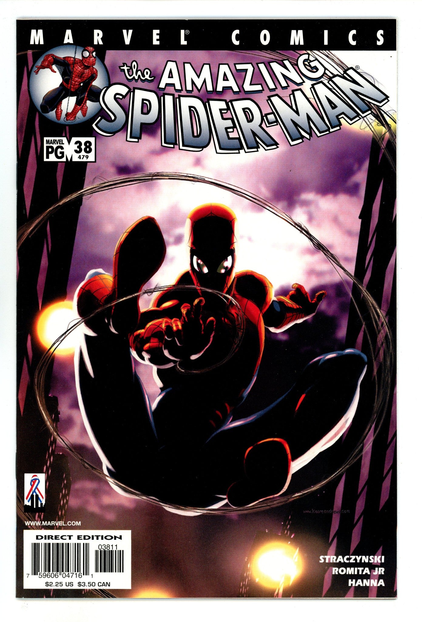 The Amazing Spider-Man Vol 2 38 (479) High Grade (2002) 