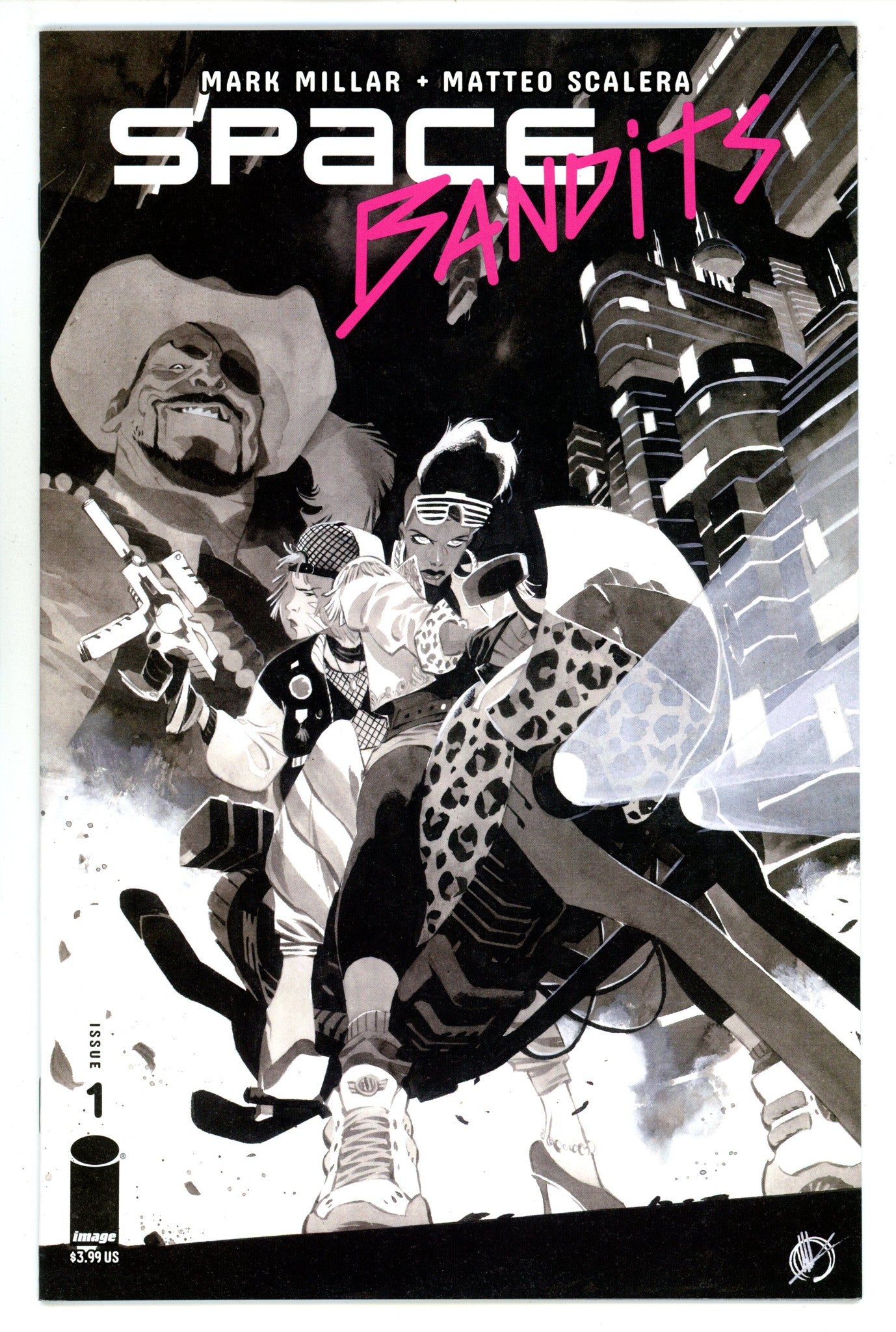 Space Bandits 1 High Grade (2019) Scalera Sketch Variant 