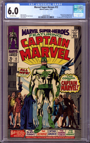 Marvel Super-Heroes Vol 1 12 CGC 6.0 (FN) (1967)