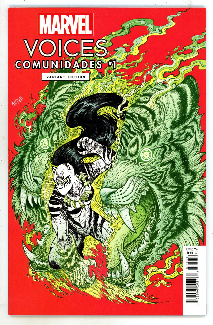 Marvel's Voices: Comunidades 1 High Grade (2022) Wolf Variant 