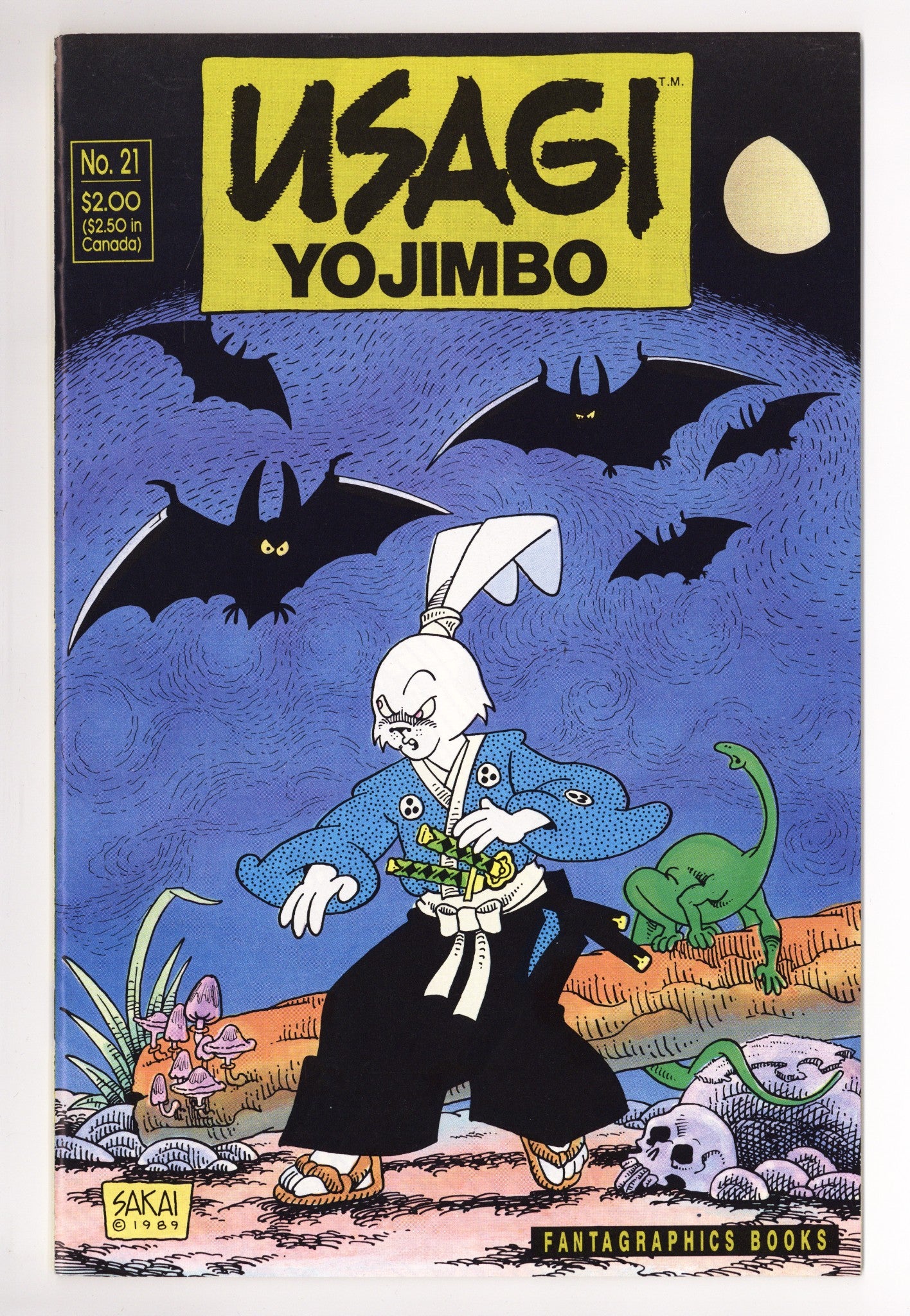 Usagi Yojimbo Vol 1 21 Mid Grade (1990) 