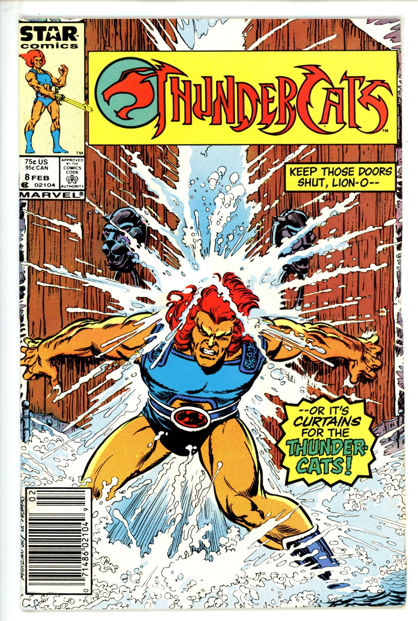 Thundercats 8 VF- (7.5) (1987) Newsstand 