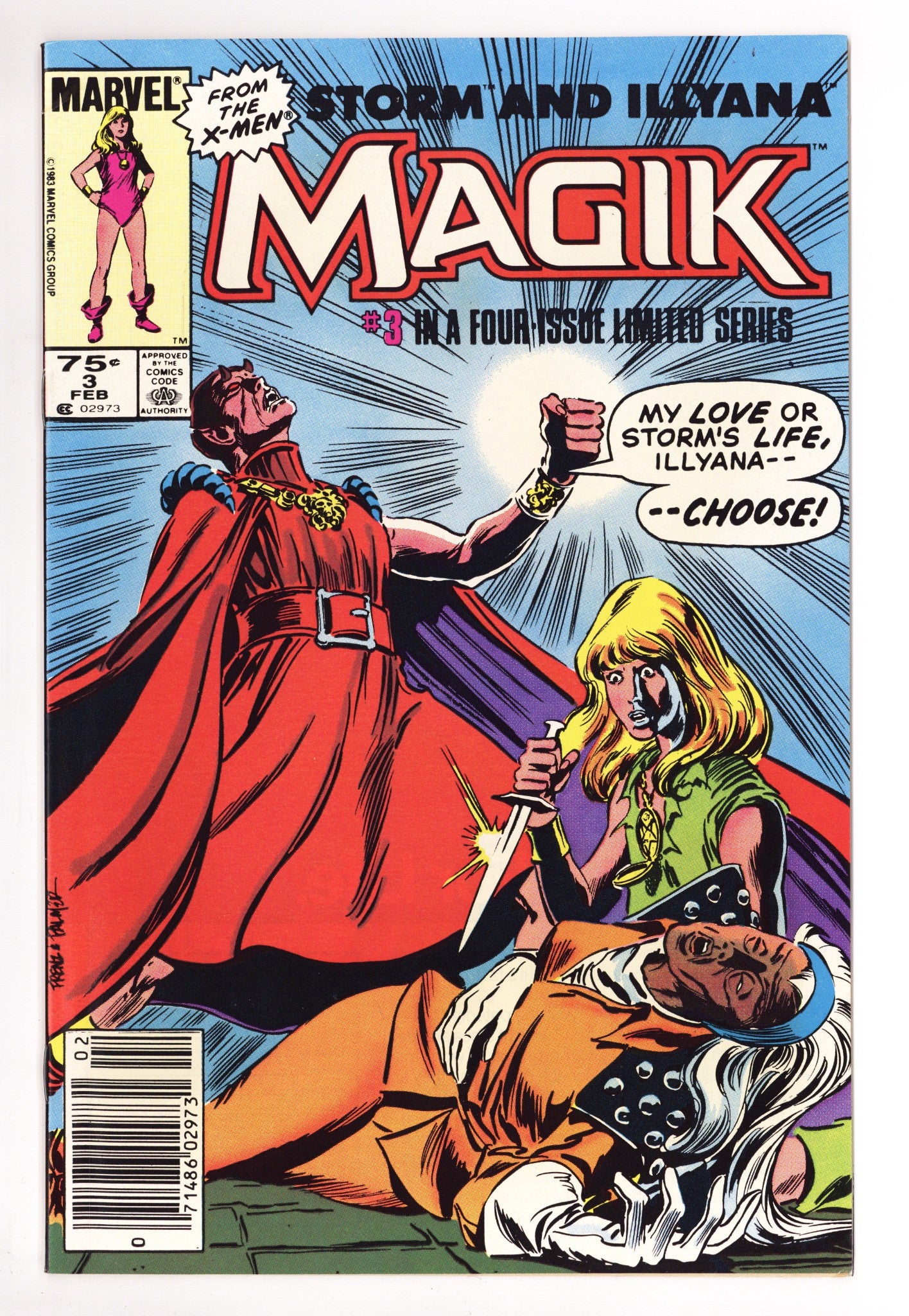 Magik Vol 1 3 VF+ (8.5) (1984) Canadian Price Variant 