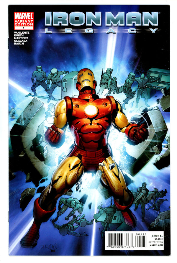 Iron Man: Legacy 1 Mid Grade (2010) Larroca Variant