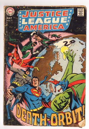 Justice League of America Vol 1 71 GD/VG (3.0) (1969)
