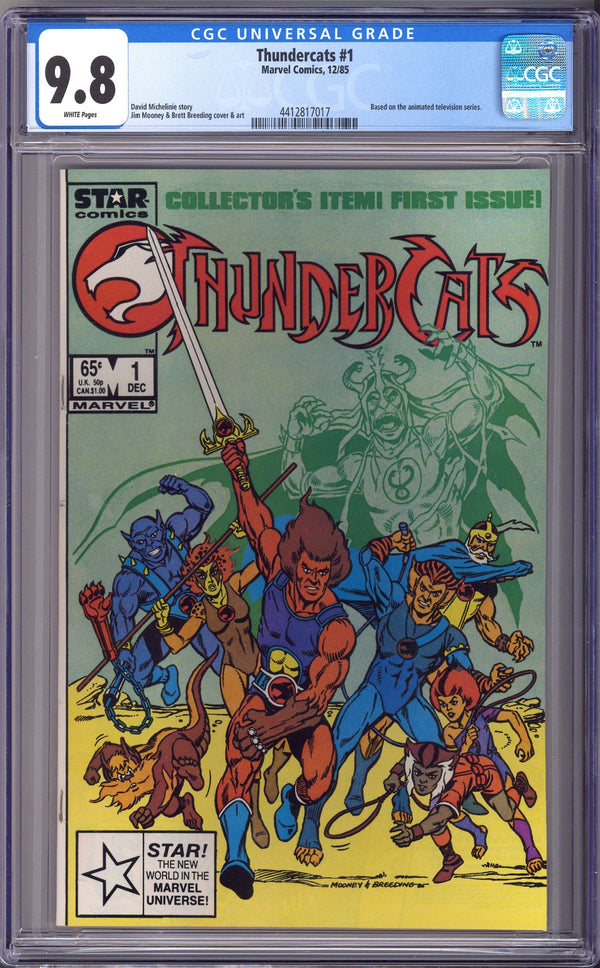 Thundercats Vol 1 1 CGC 9.8 (NM/M) (1985)