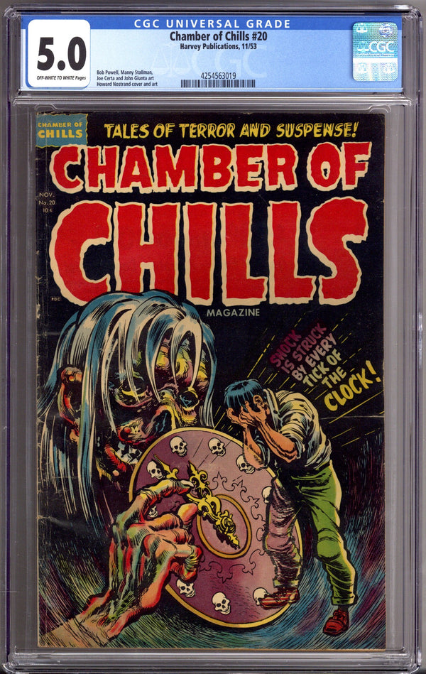 Chamber of Chills Magazine 20 CGC 5.0 (VG/FN) (1953)