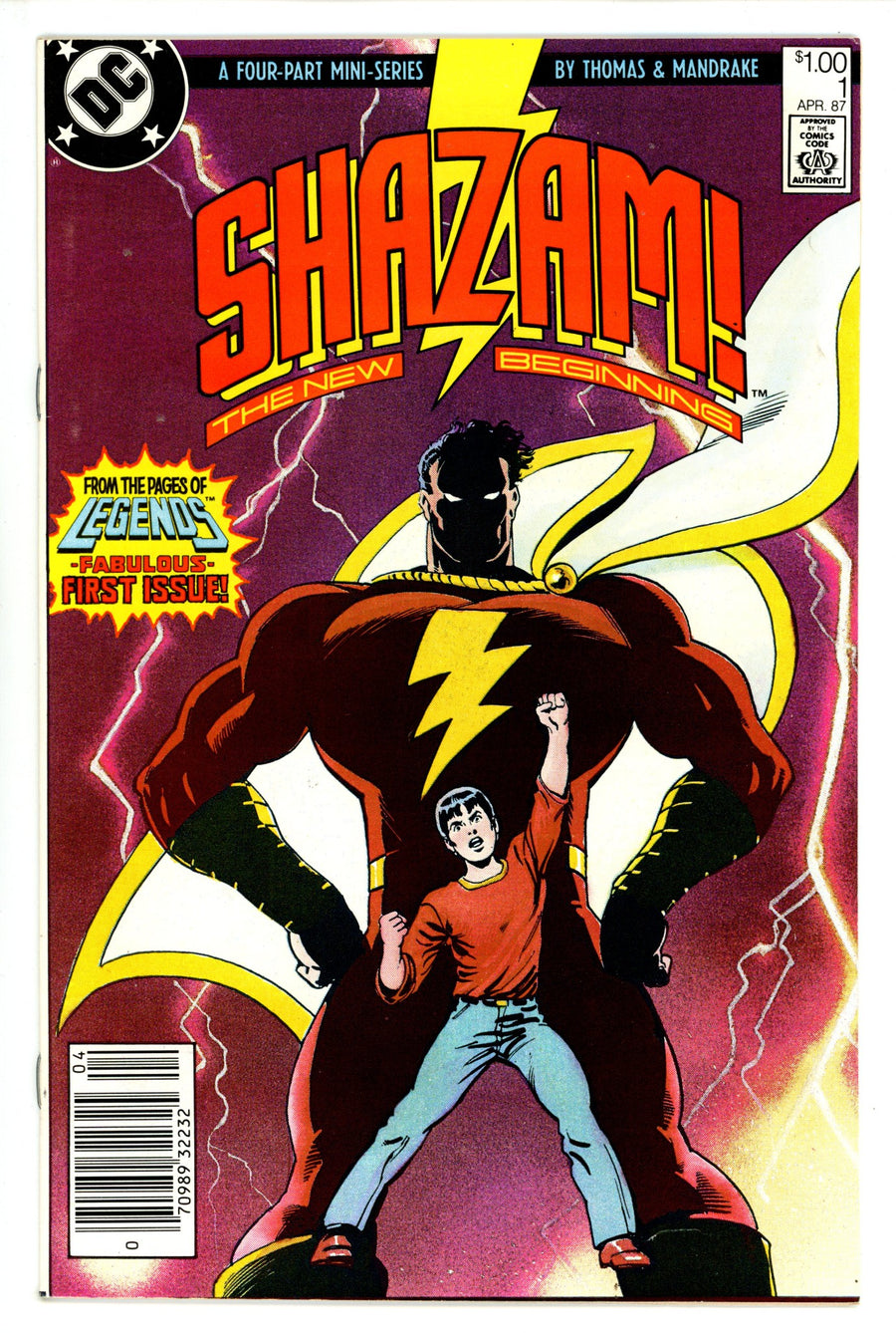Shazam: The New Beginning 1 VF- (7.5) (1987) Canadian Price Variant 