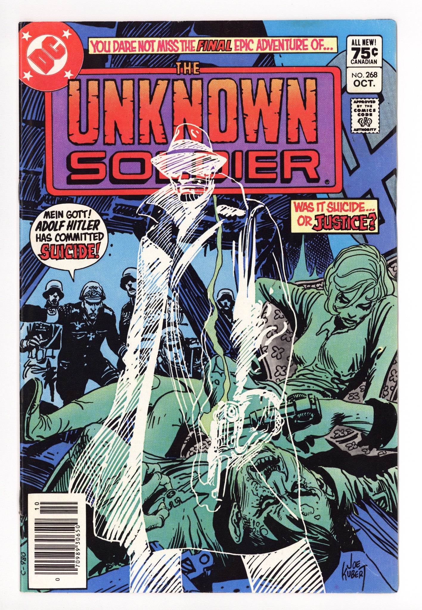 Unknown Soldier Vol 1 268 FN- (5.5) (1982) Canadian Price Variant 