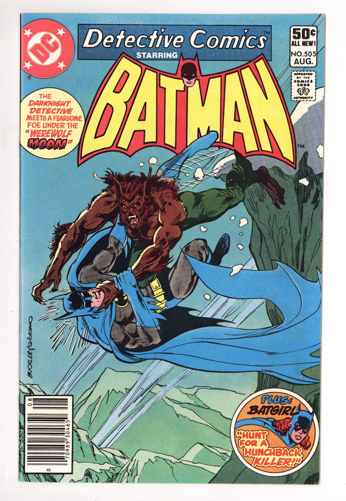 Detective Comics Vol 1 505 VF (8.0) (1981) Newsstand 