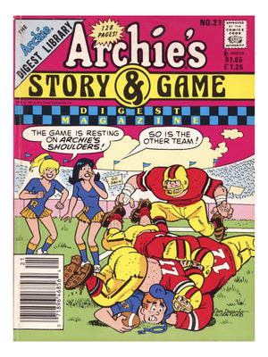 Archie's Story & Game Digest Magazine 21 Mid Grade (1991) Canadian Price Variant