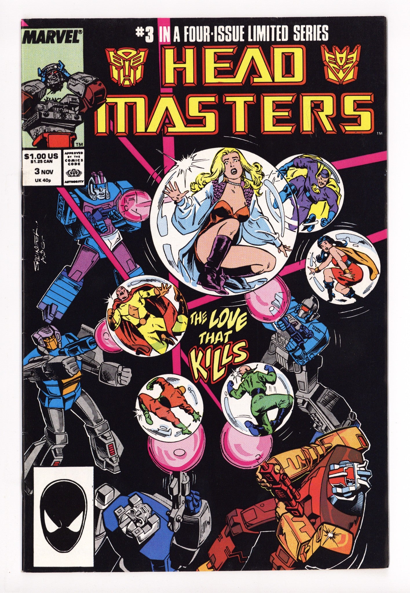 The Transformers: Headmasters 3 Mid Grade (1987) 