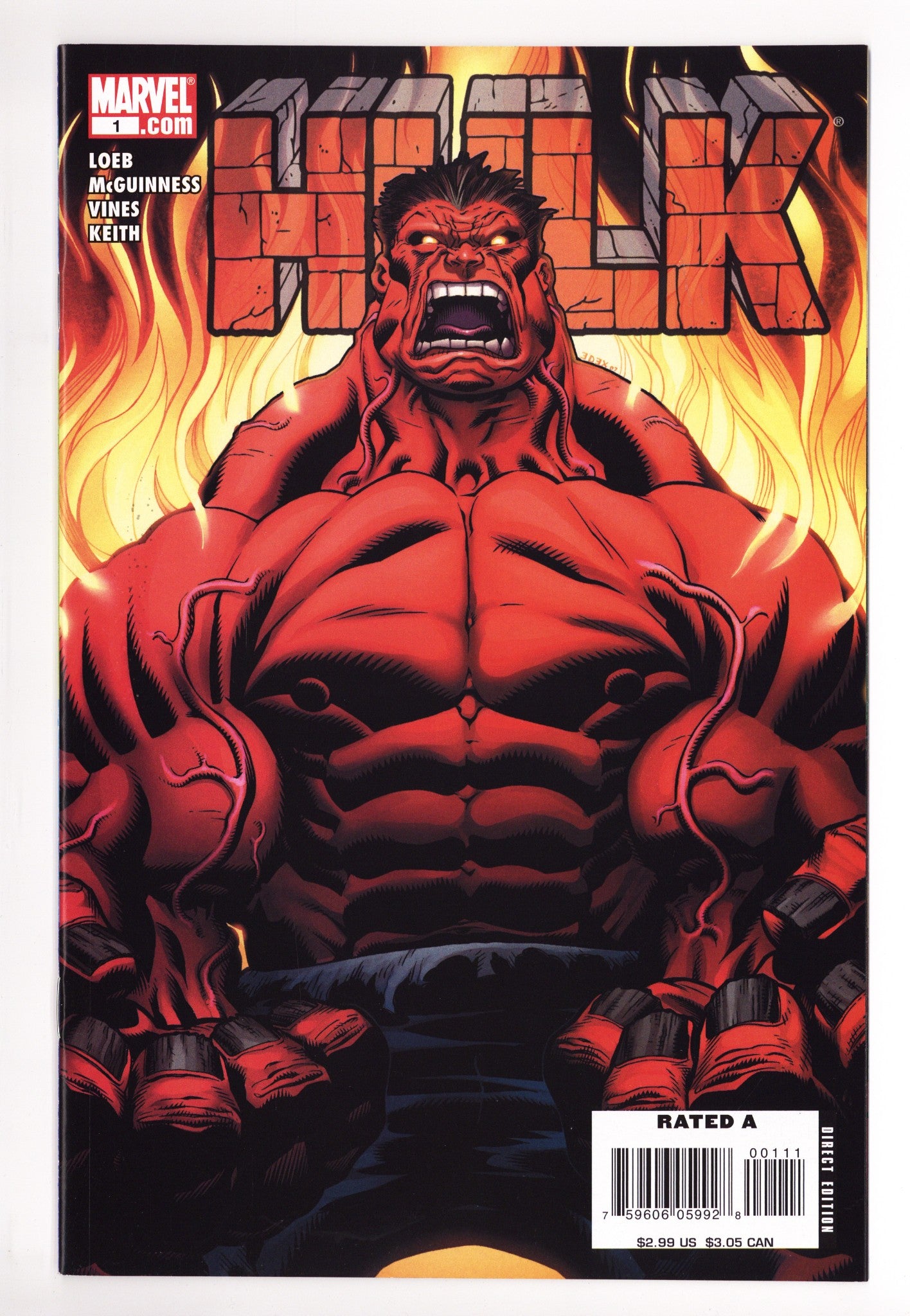 Hulk Vol 1 1 VF/NM (9.0) (2008) 