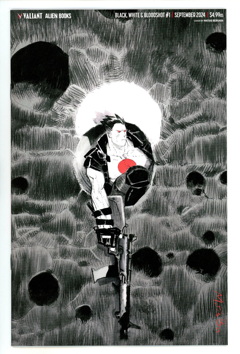 Black White & Bloodshot 1 Bergara Virgin Incentive Variant NM (2024)
