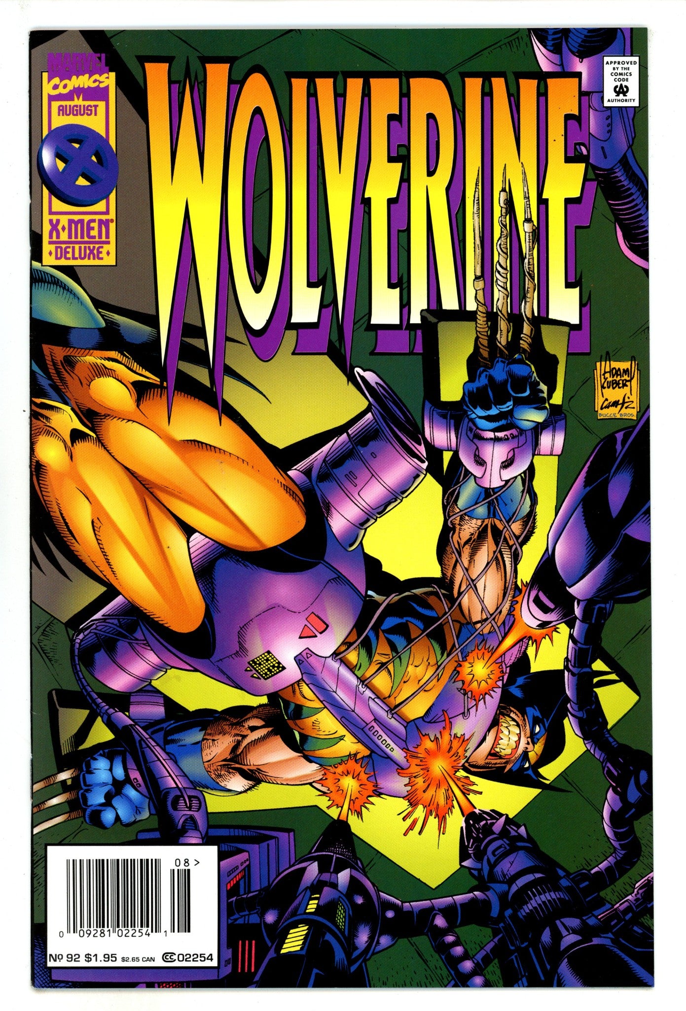 Wolverine Vol 2 92 Mid Grade Deluxe (1995) Newsstand 