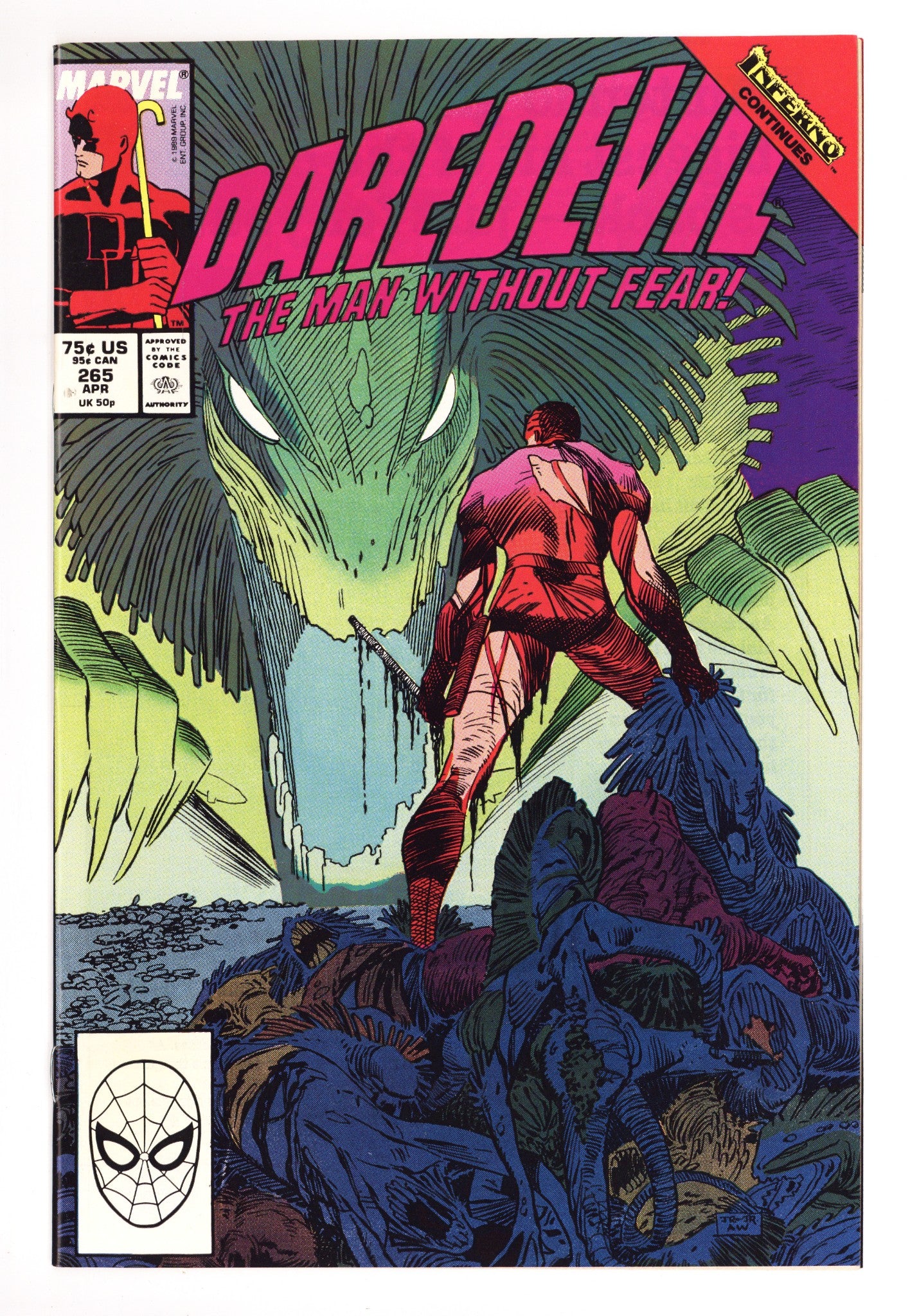 Daredevil Vol 1 265 High Grade (1989) 